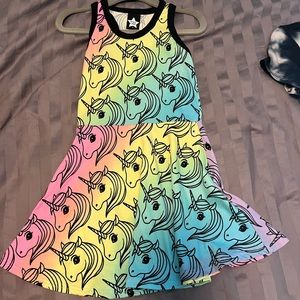NWT Pixielane simply soft unicorn racerback tank twirl dress. Size 2t